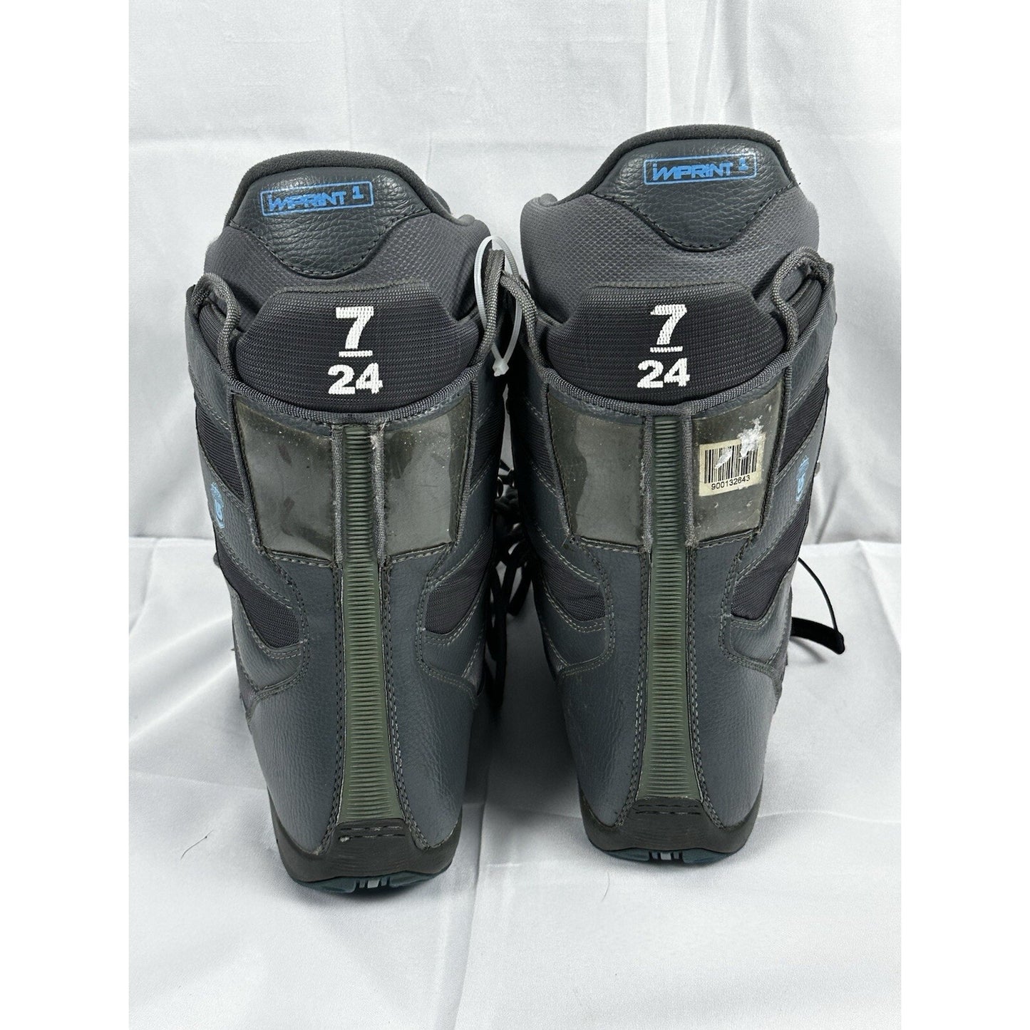 Burton Snowboard Boots - Women's 7.5 - Sapphire Grey/Red