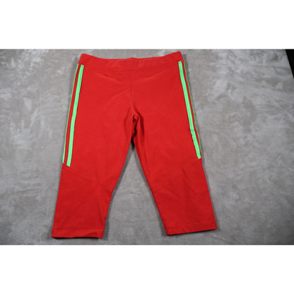 Adidas Tracksuit Boys Red Green Stripe Hoodie Joggers Athletic Set 2 Piece