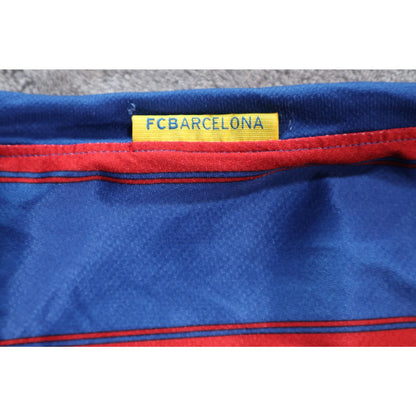 FC Barcelona Jersey Mens XL Red Blue La Liga Soccer UNICEF LFP Patch Home