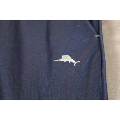 Tommy Bahama Pants Mens XL Navy Blue Lounge Joggers Drawstring Polyester Blend