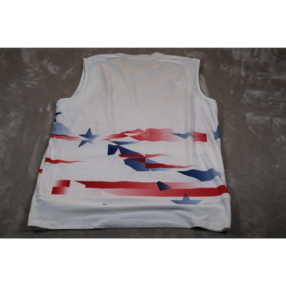 Adidas USA Volleyball Shirt Mens XLT Primeblue American Flag Sleeveless Top