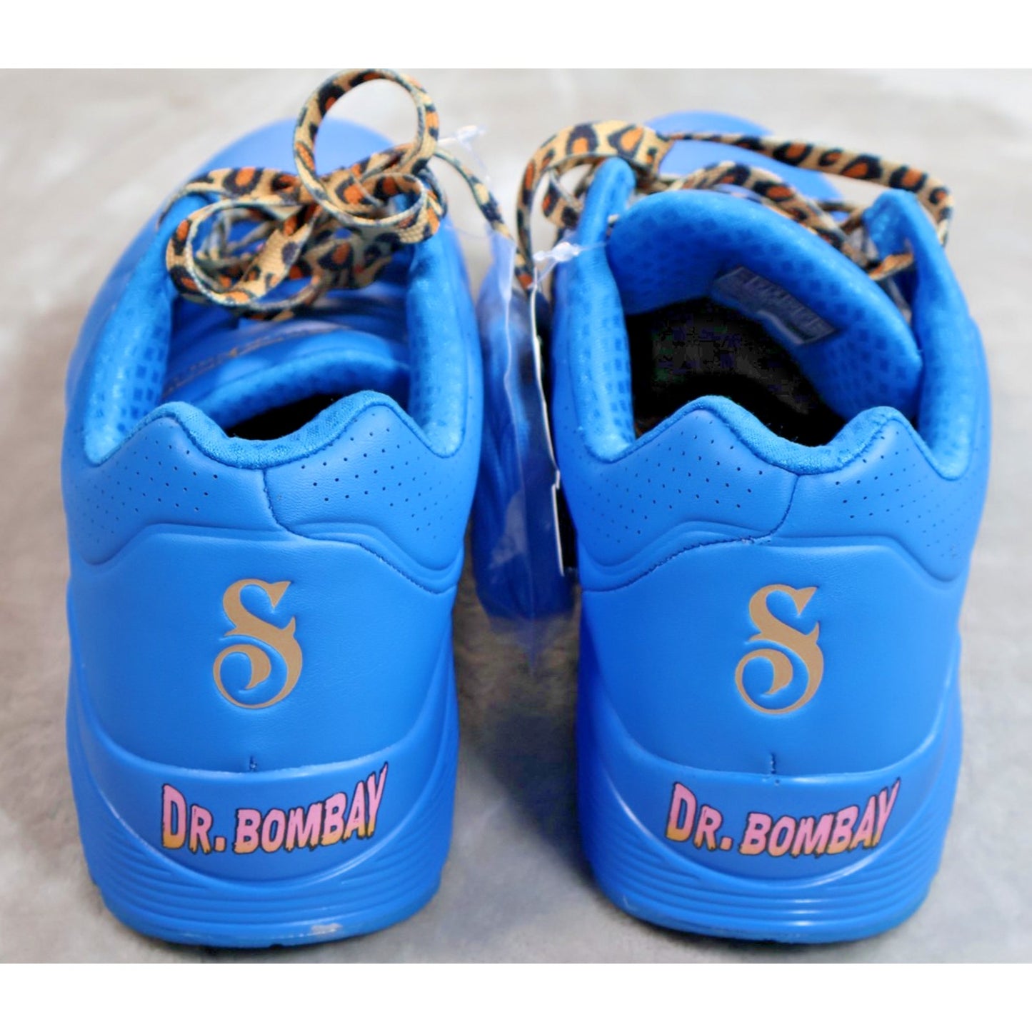 Skechers Dr Bombay Shoes Mens Size 9 Blue Snoop Dogg Collab Leopard Laces