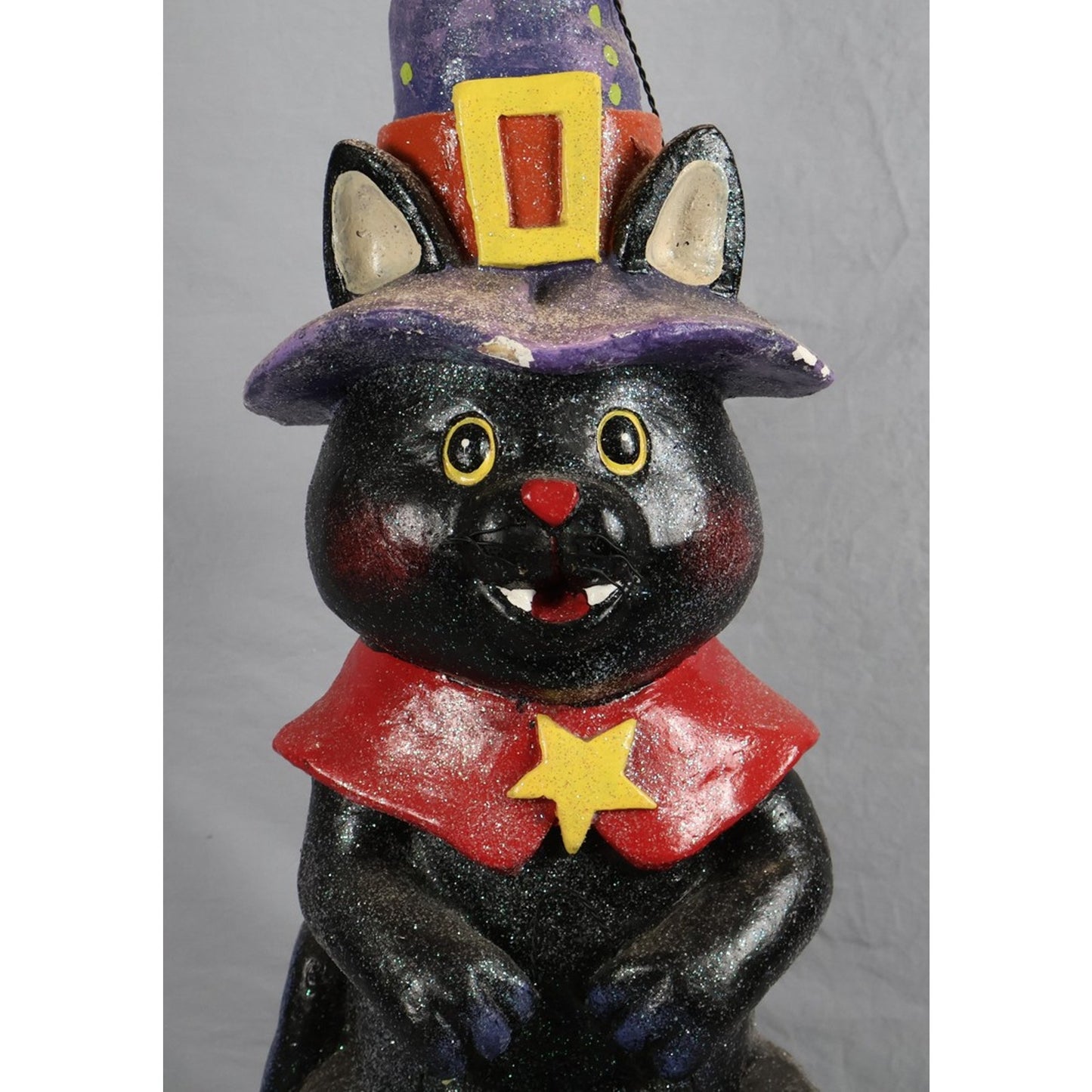 30” Resin Black Cat Witch & Ghost Halloween Figure Indoor Outdoor Decor Costco