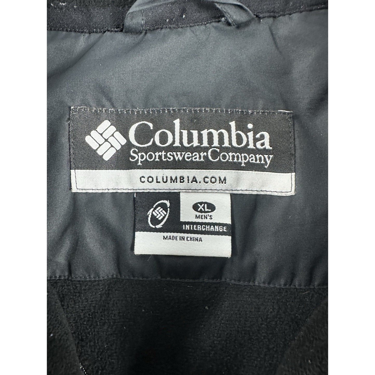 Columbia Sports Company Men's Interchange Black Jacket Size X-Large 207 SM7673