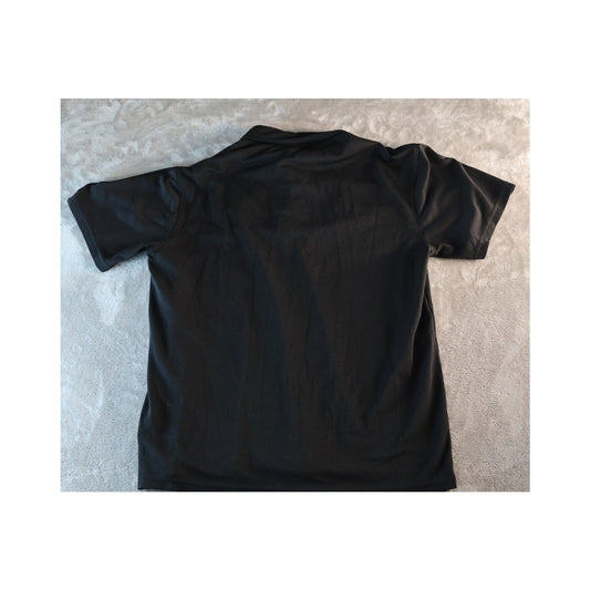 Fox Racing Polo Shirt Mens Medium Black Kawasaki Monster Embroidered Moto MX SX
