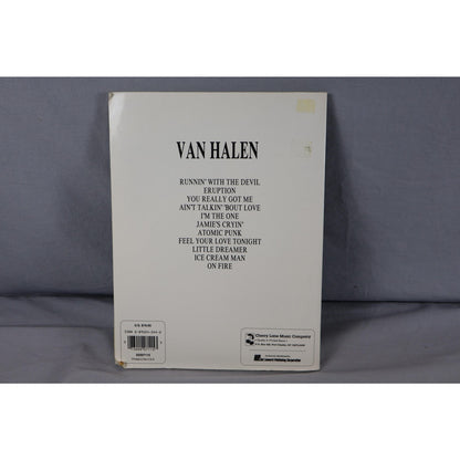 Vintage Van Halen Guitar Songbook Tab Wolf Marshall Cherry Lane 1990 Special