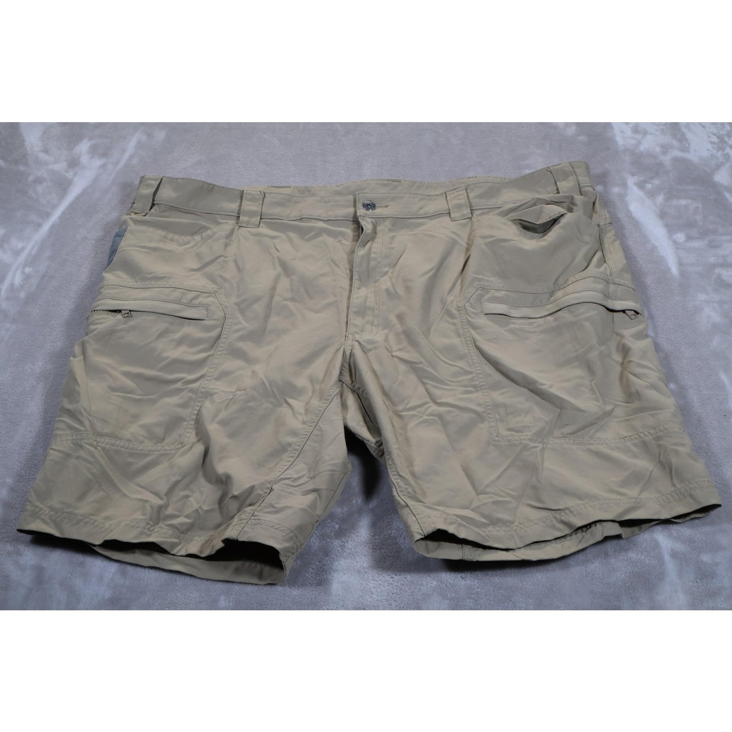 Alaskan Hardgear Shorts Mens 48 Tan Outdoor Cargo Lightweight Quick Dry Hiking