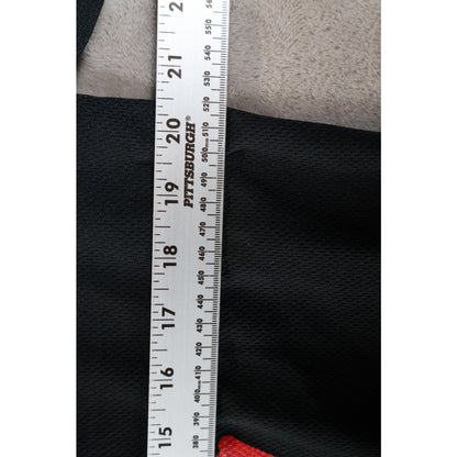 Sport-Tek Baseball Jersey Shirt Mens Medium Black Big Show 18 Button Logo Front