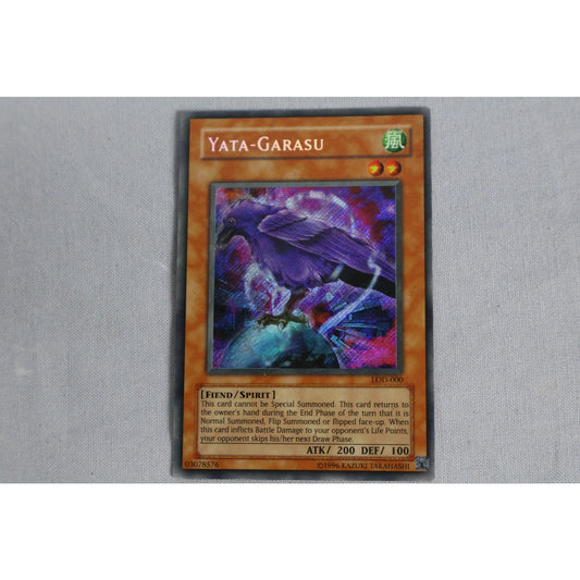 Yugioh Yata Garasu LOD-000 Secret Rare Holo Bleed Konami 2003