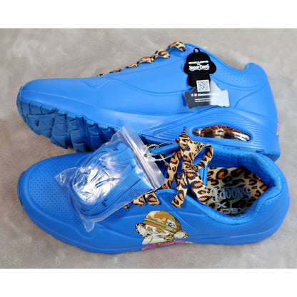 Skechers Dr Bombay Shoes Mens Size 9 Blue Snoop Dogg Collab Leopard Laces