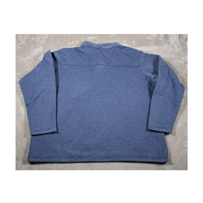Columbia Pullover Mens 2XL Blue Fleece Half Zip Sweater Outdoors Hiking XXL