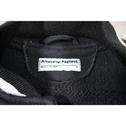American Apparel Varsity Jacket Mens Large Skunk Stinking Up Streets Made in USA