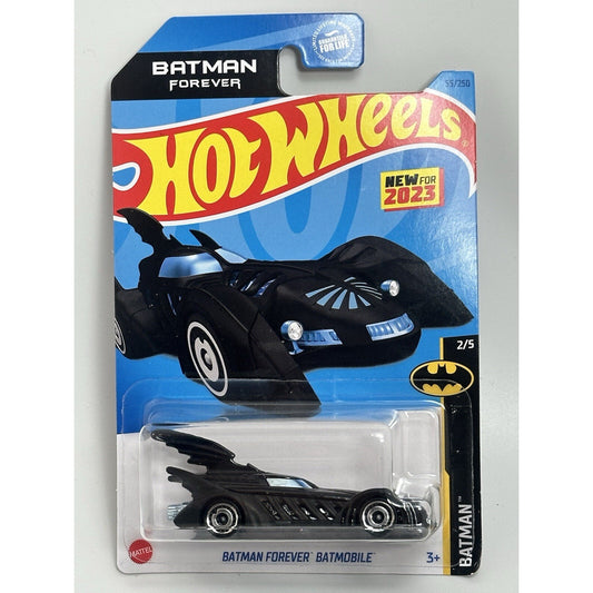 2023 Hot Wheels Batman Forever Batmobile Black #55/250