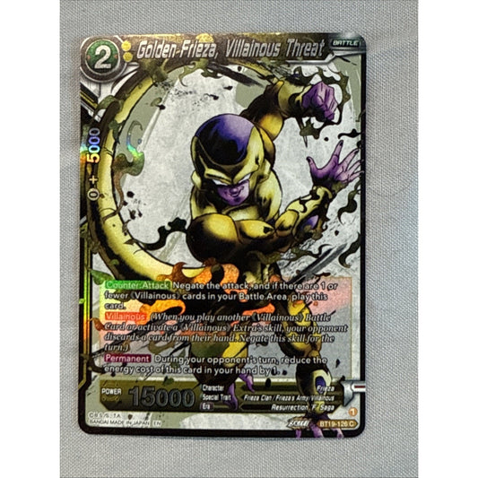 DBS CCG Golden Frieza, Villainous Threat Fighter's Ambition BT19-126 C