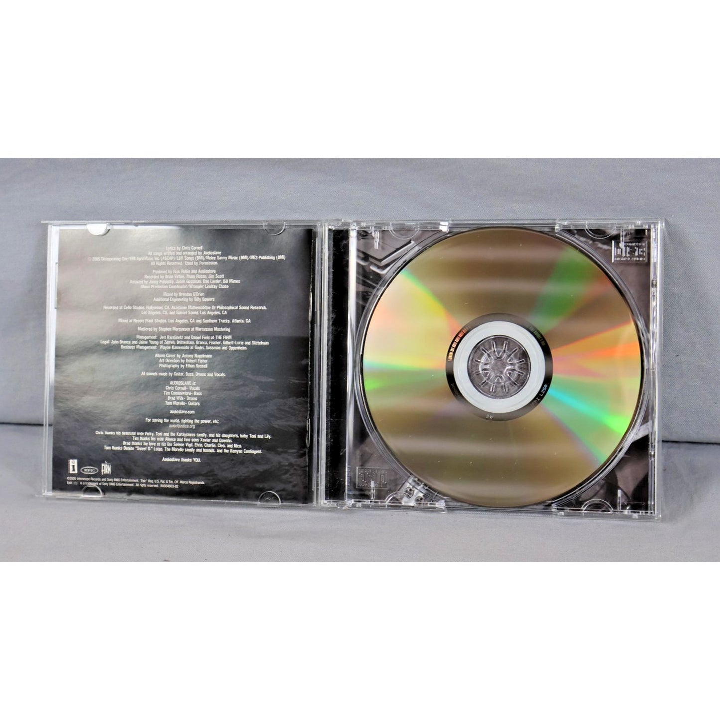 Audioslave CD Out Of Exile Album Rock Alternative 2005 Epic Chris Cornell Rage