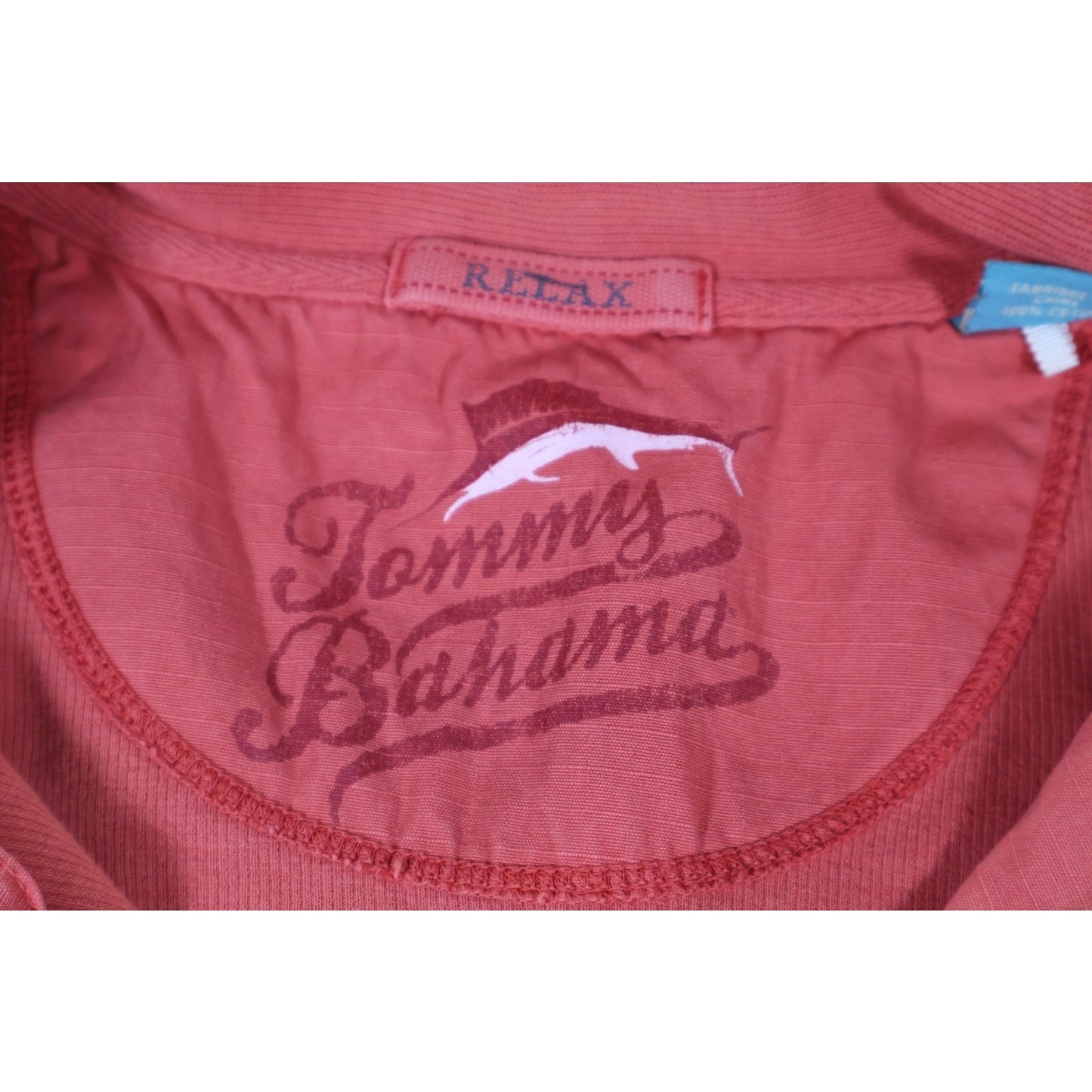 Tommy Bahama Sweater Mens 2XL Red Quarter Zip Pullover Relax Marlin Embroidered
