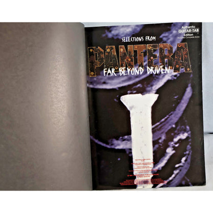 Vintage Pantera Far Beyond Driven Guitar Tab Songbook 1994 Authentic Edition