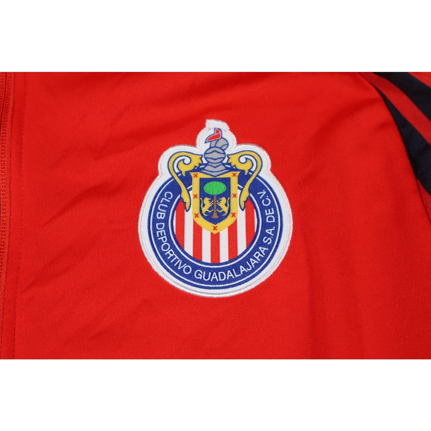 Chivas Jacket Mens Small Red Puma DRYCELL Full Zip Soccer Track Top Liga MX