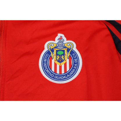 Chivas Jacket Mens Small Red Puma DRYCELL Full Zip Soccer Track Top Liga MX