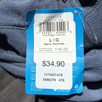 Columbia Women's Two-Toned Quarter Zip Pullover - Large