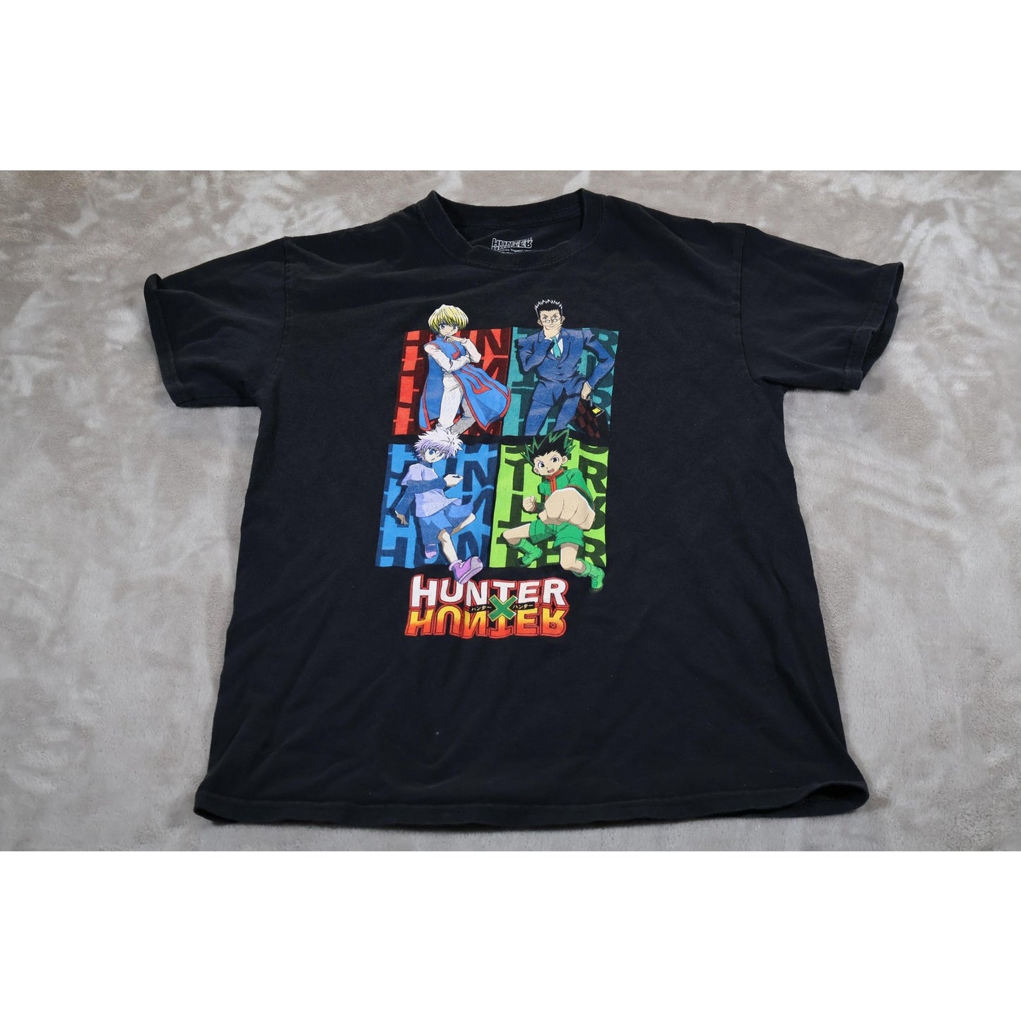 Hunter x Hunter Shirt Mens Medium Anime Gon Killua Kurapika Leorio Viz 2010s