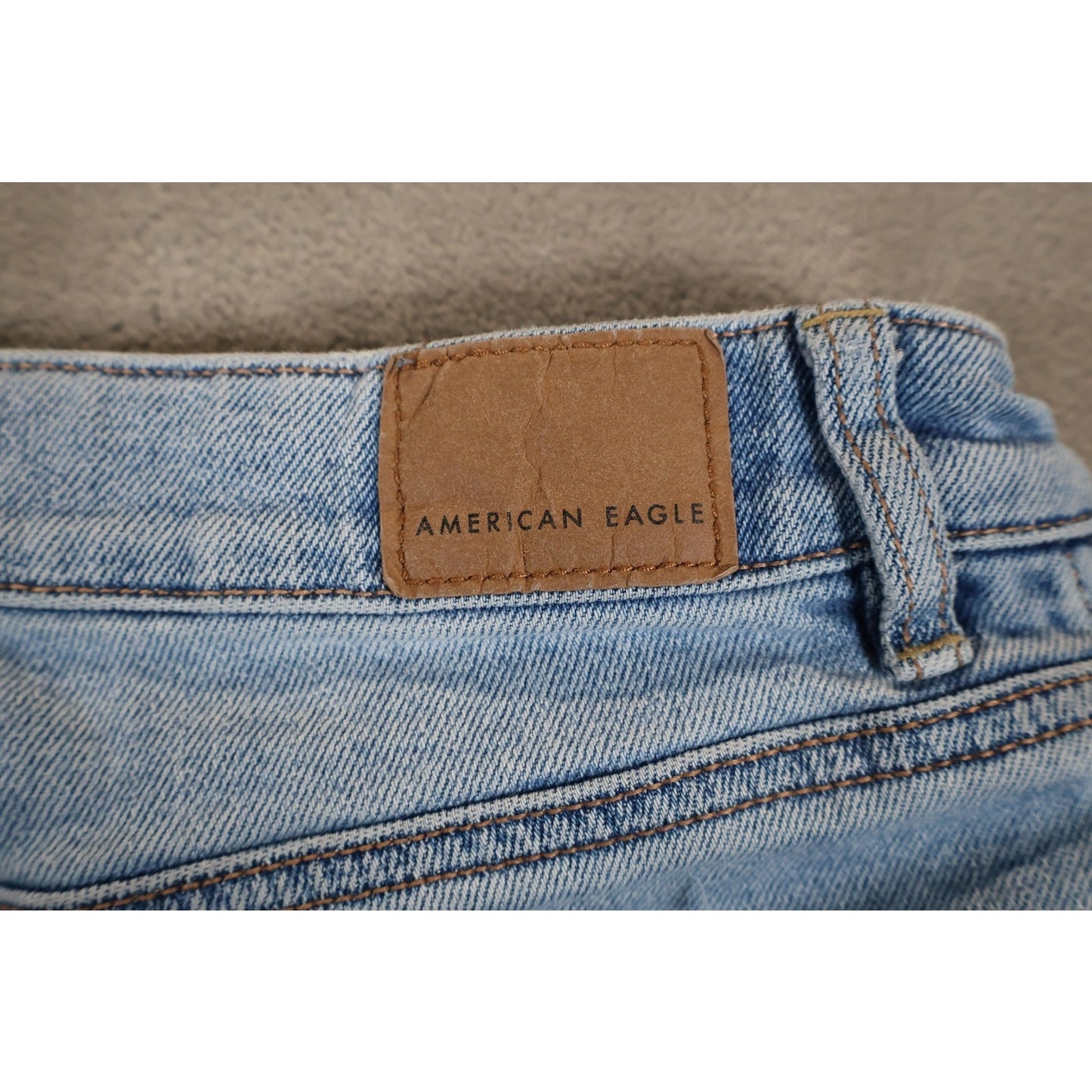 American Eagle Jeans Womens 7 Distressed High Rise Stretch Ripped Denim Pants