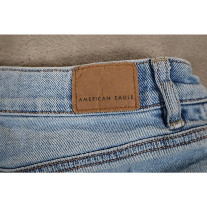 American Eagle Jeans Womens 7 Distressed High Rise Stretch Ripped Denim Pants