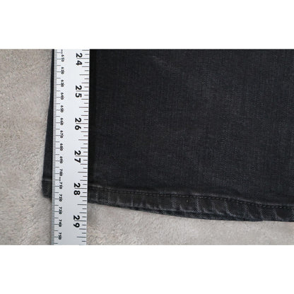 Gloria Vanderbilt Jeans Womens 12 Black Rail Straight All Around Slimming Effect