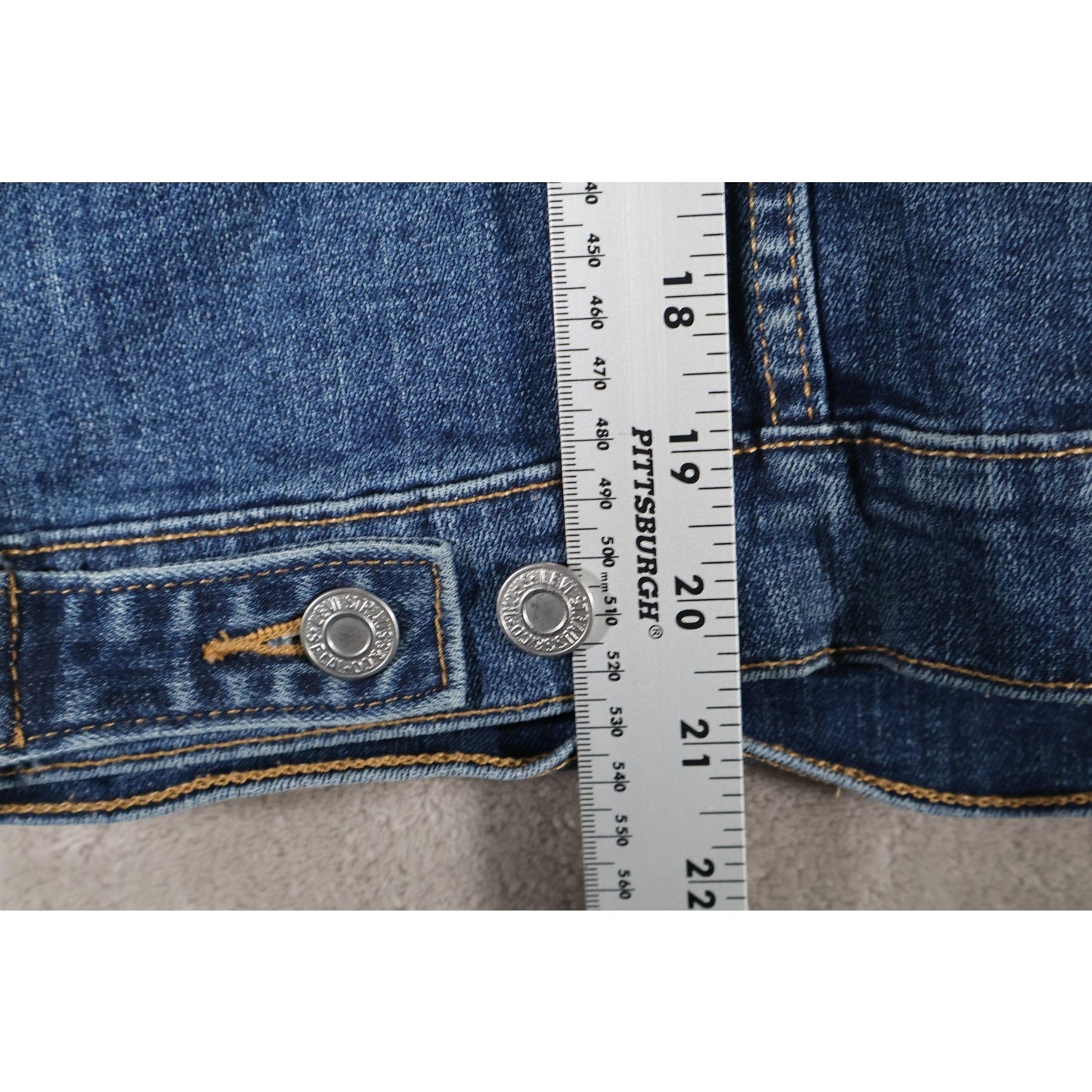 Vintage Levi Strauss Denim Jacket Youth XL Trucker Western Classic Jean Coat 90s