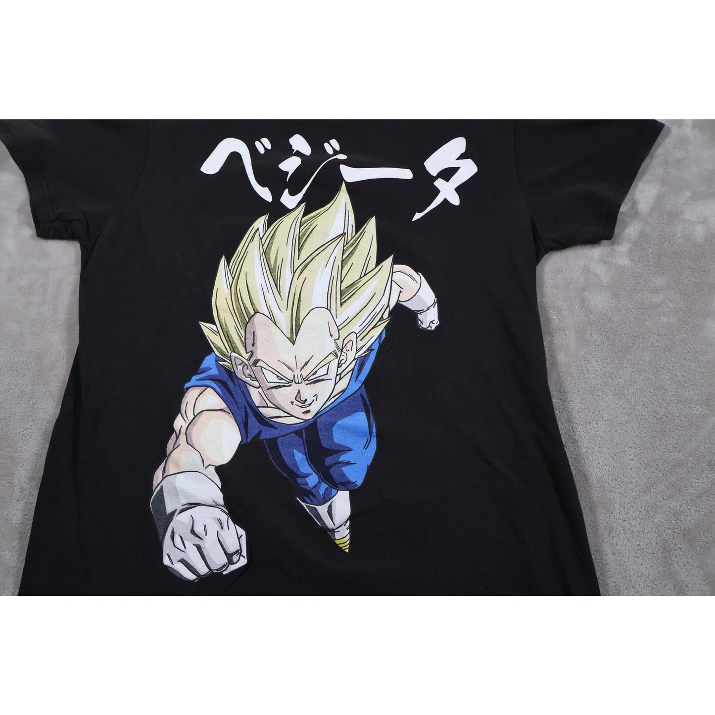 Dragon Ball Z Vegeta Shirt Mens Medium Anime Graphic Tee Toei Animation DBZ