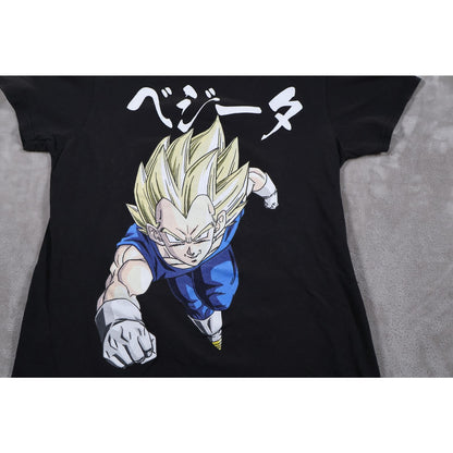 Dragon Ball Z Vegeta Shirt Mens Medium Anime Graphic Tee Toei Animation DBZ