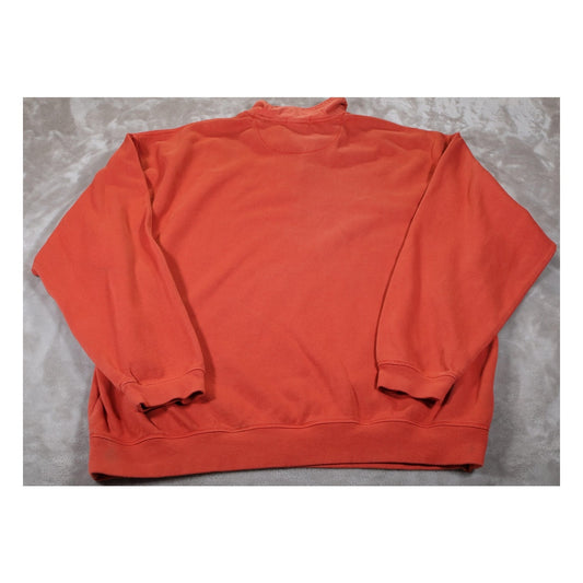 Tommy Bahama Sweater Mens 2XL Red Quarter Zip Pullover Relax Marlin Embroidered