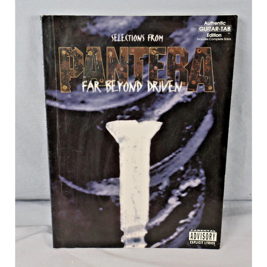 Vintage Pantera Far Beyond Driven Guitar Tab Songbook 1994 Authentic Edition