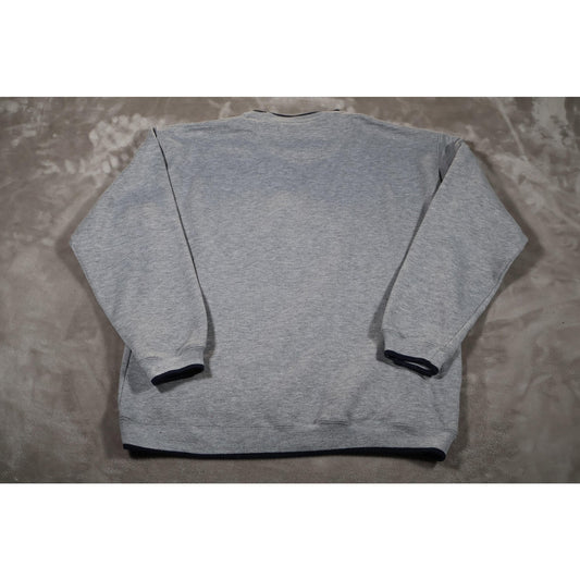 Sesame Street Elmo Sweater Mens Large Gray That Tickles Fuzzy Pullover 2000s