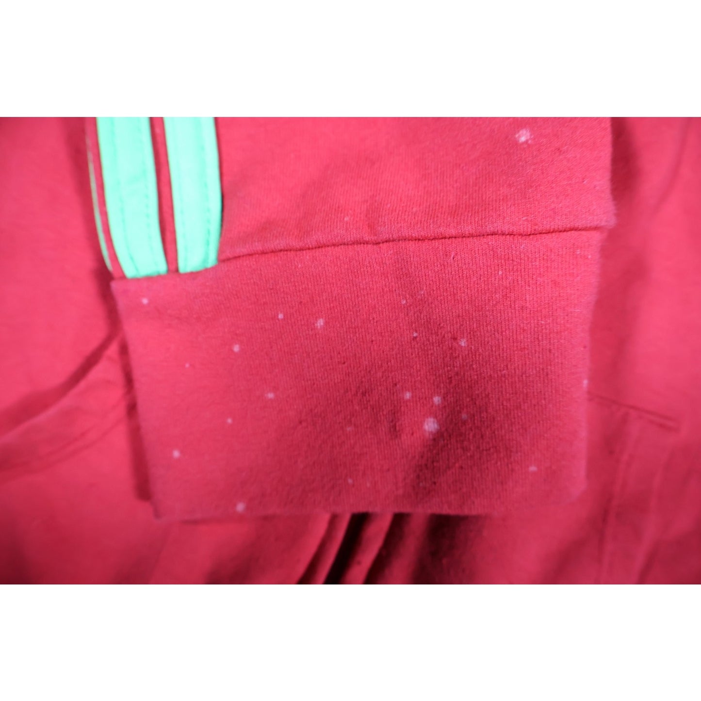 Adidas Tracksuit Boys Red Green Stripe Hoodie Joggers Athletic Set 2 Piece
