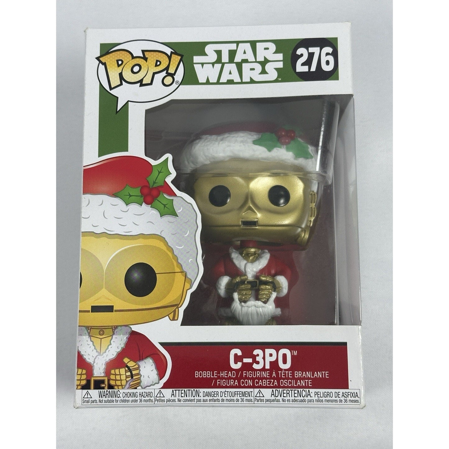 Funko POP Star Wars Holiday C-3PO Santa R2D2 Antlers Lot New