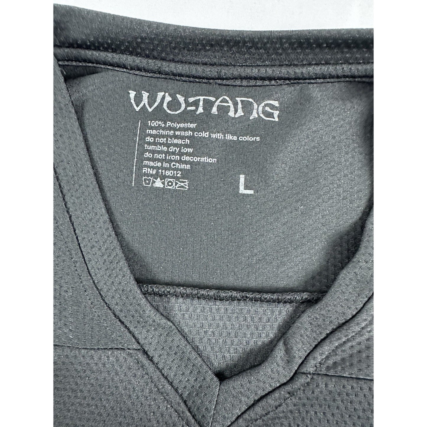 Vintage WU TANG CLAN #97 C.R.E.A.M. Football Jersey Footbal Jersey Black Size L
