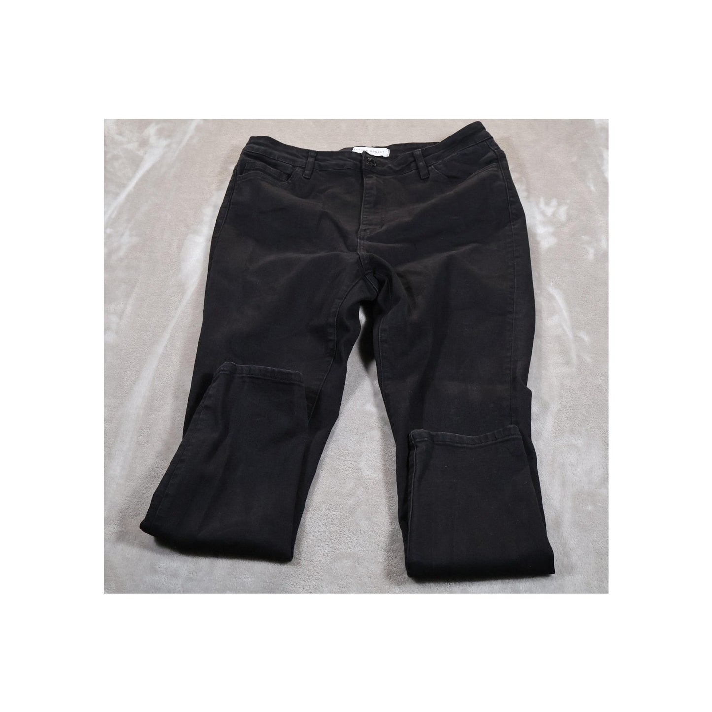 Flying Monkey Jeans Womens 31 Black Stretch Denim Skinny Pants Style F4207