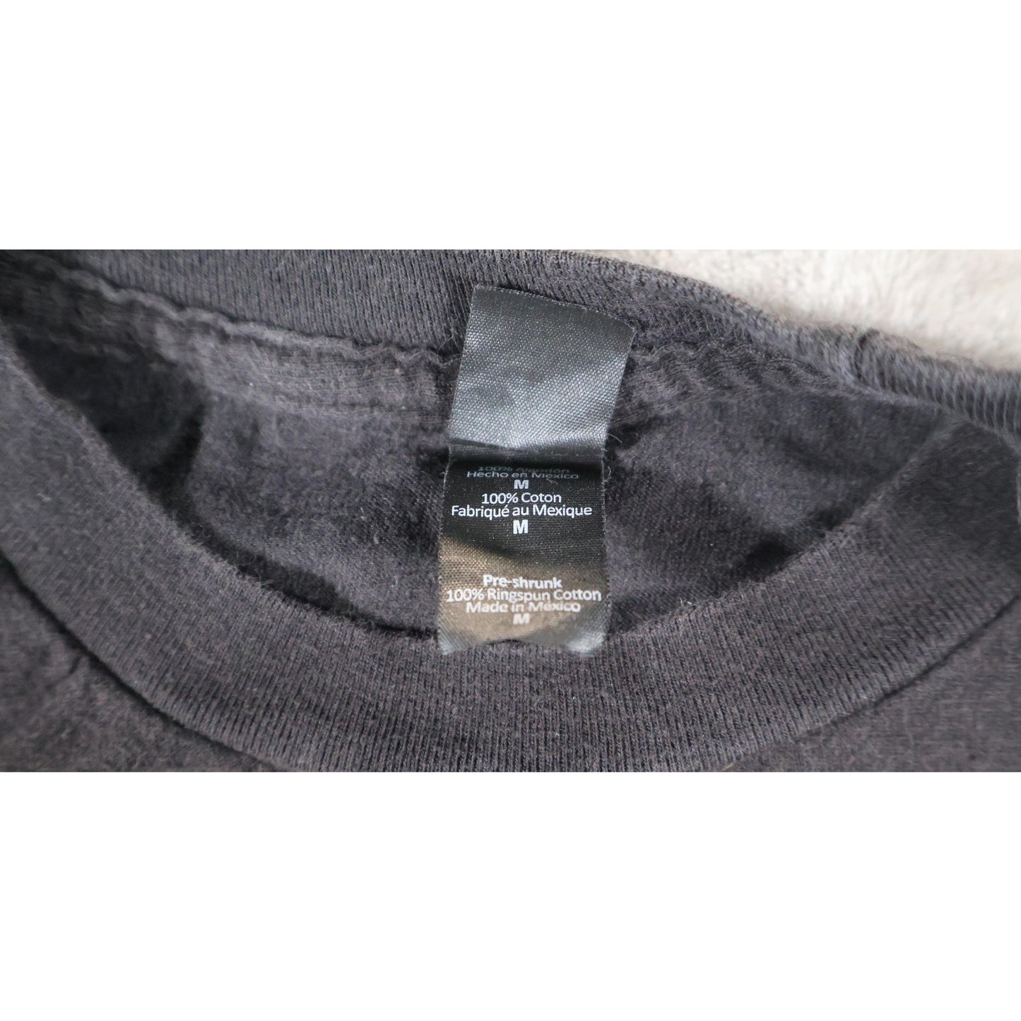 Panic At The Disco Shirt Mens Medium Black Blue Marble Graphic Band Tee Music