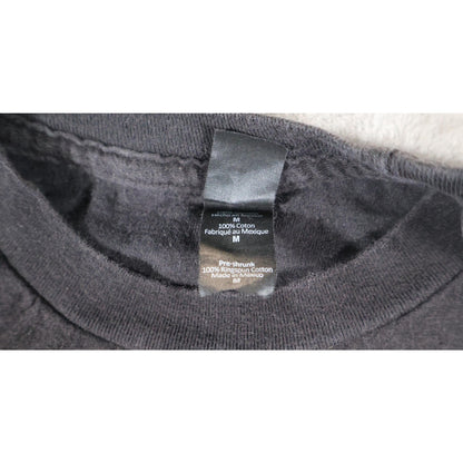 Panic At The Disco Shirt Mens Medium Black Blue Marble Graphic Band Tee Music