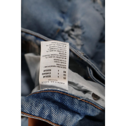 American Eagle Jeans Womens 7 Distressed High Rise Stretch Ripped Denim Pants