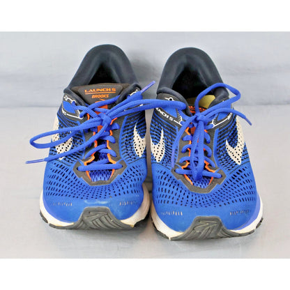 Brooks Launch 5 Shoes Mens Size 9 Blue Black White Lightweight Running Sneakers