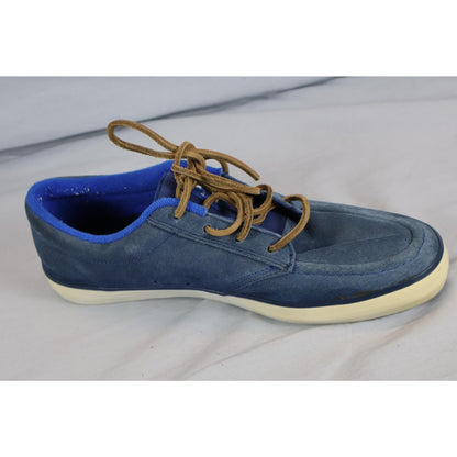 DC Shoes Mens Size 8 Blue Super Suede Skateboarding Moc Toe Lace Up Leather