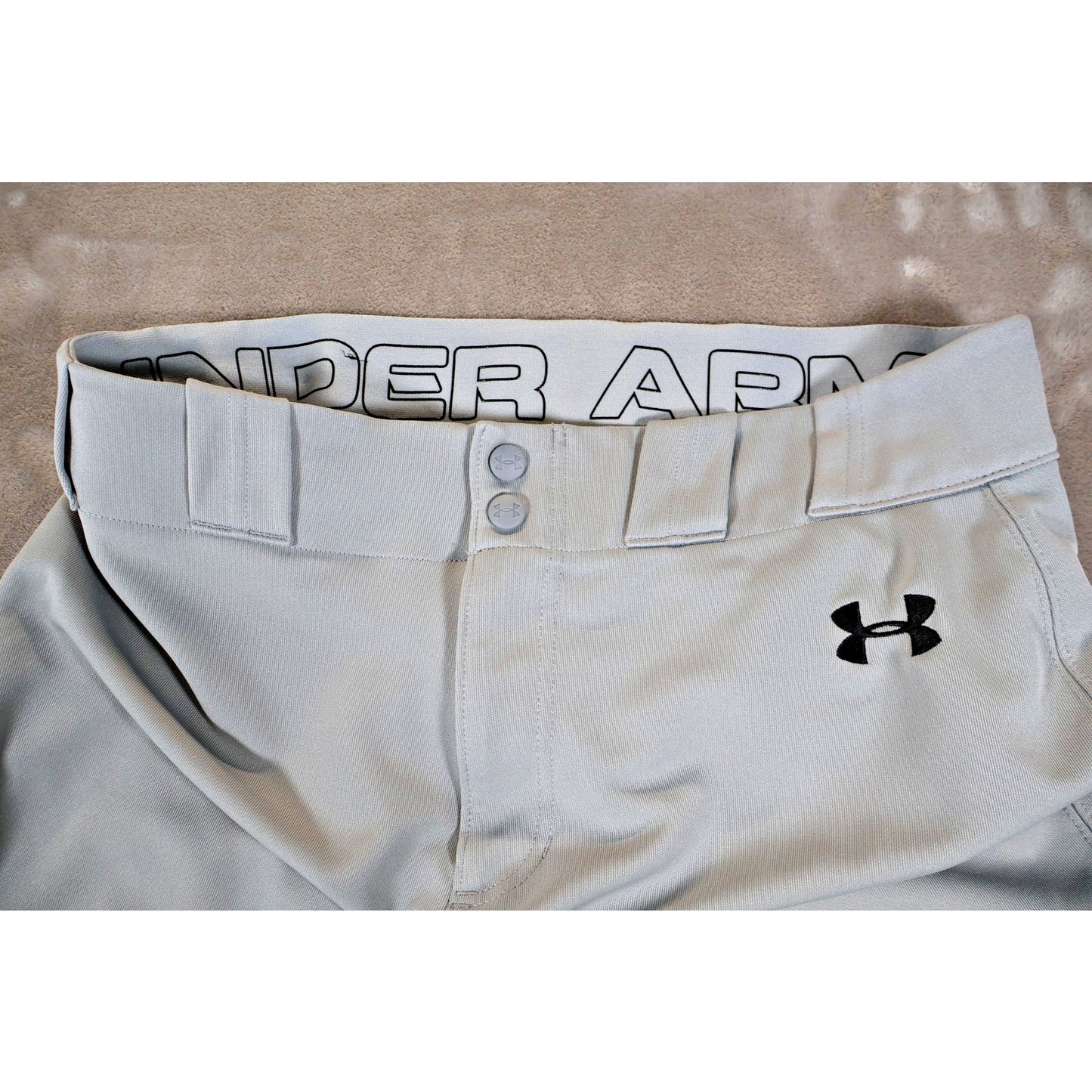 Under Armour Baseball Pants Mens Large Double Knee Athletic Polyester