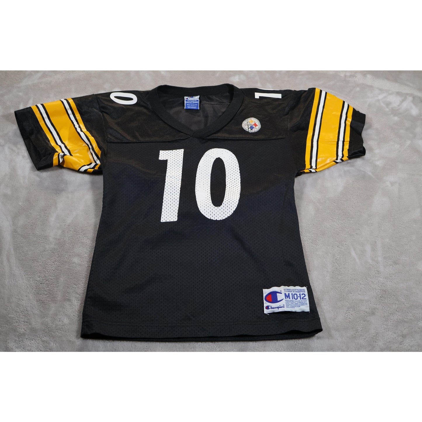 Vintage Pittsburgh Steelers Jersey Youth 10-12 NFL Football Kordell Stewart 90s