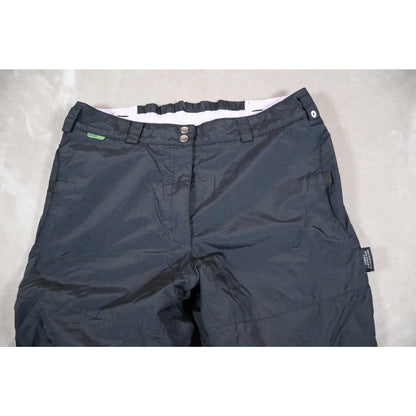 Columbia Convert Snow Pants Womens Large Black Waterproof Breathable Fabric Ski