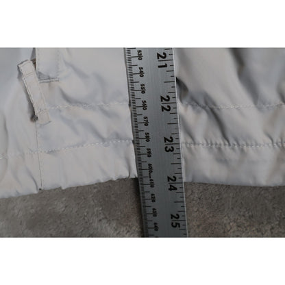 Columbia Jacket Womens Small Gray Hooded Full Zip Outdoor Lightweight Coat Parka