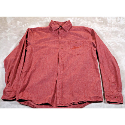 The Hundreds Shirt Mens Large Button Down Honest Fabrications Embroidered Casual