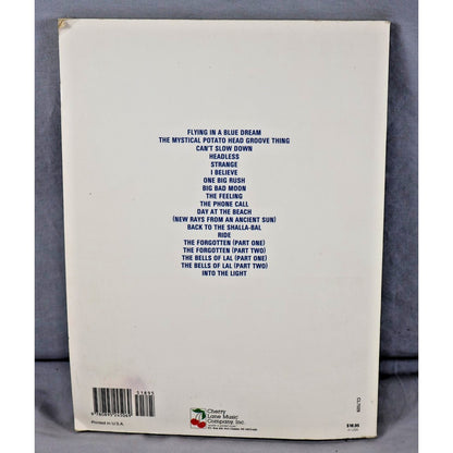 Vintage Joe Satriani Flying in a Blue Dream Guitar Songbook 1989 Cherry Lane