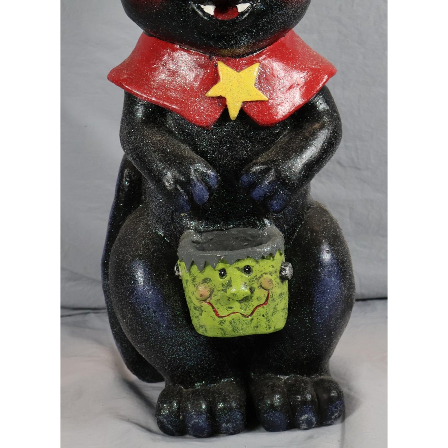 30” Resin Black Cat Witch & Ghost Halloween Figure Indoor Outdoor Decor Costco